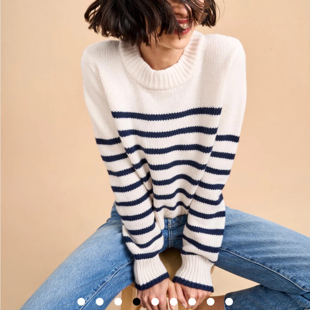 La Ligne Nyc Striped Cashmere Sweater